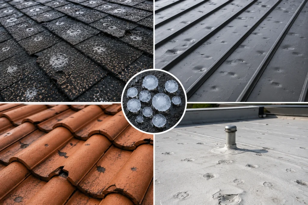 Hail Damage Roof Insurance Claim 4