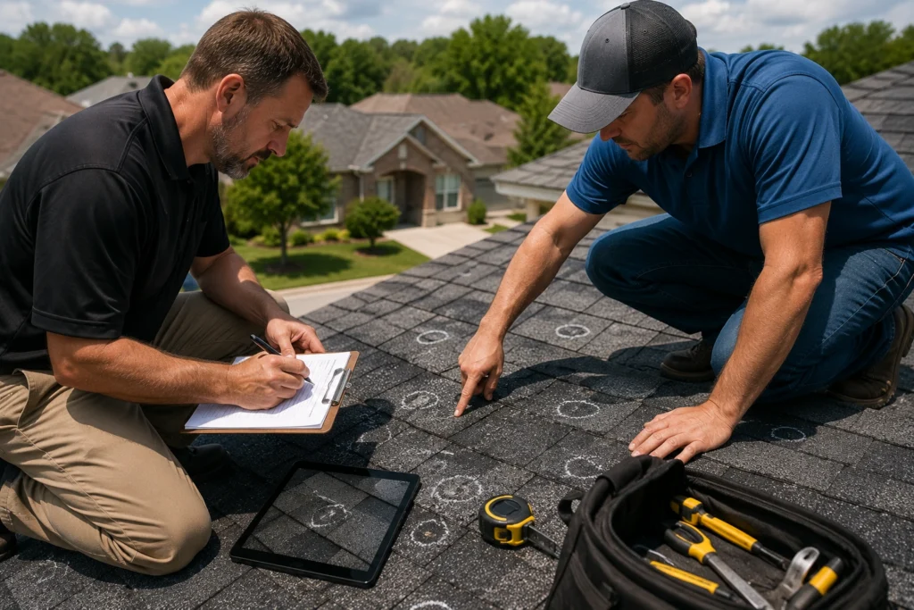 Hail Damage Roof Insurance Claim 8